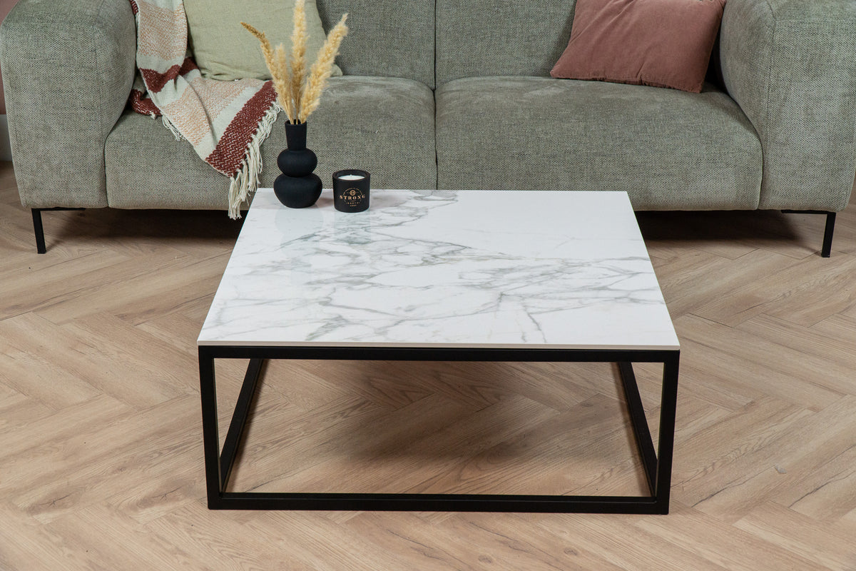 Salontafel vierkant Calacatta Extra