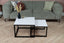 Salontafel Set vierkant White Storm