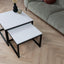 Salontafel Set vierkant White Storm