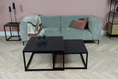 Salontafelset vierkant Silestone Corktown