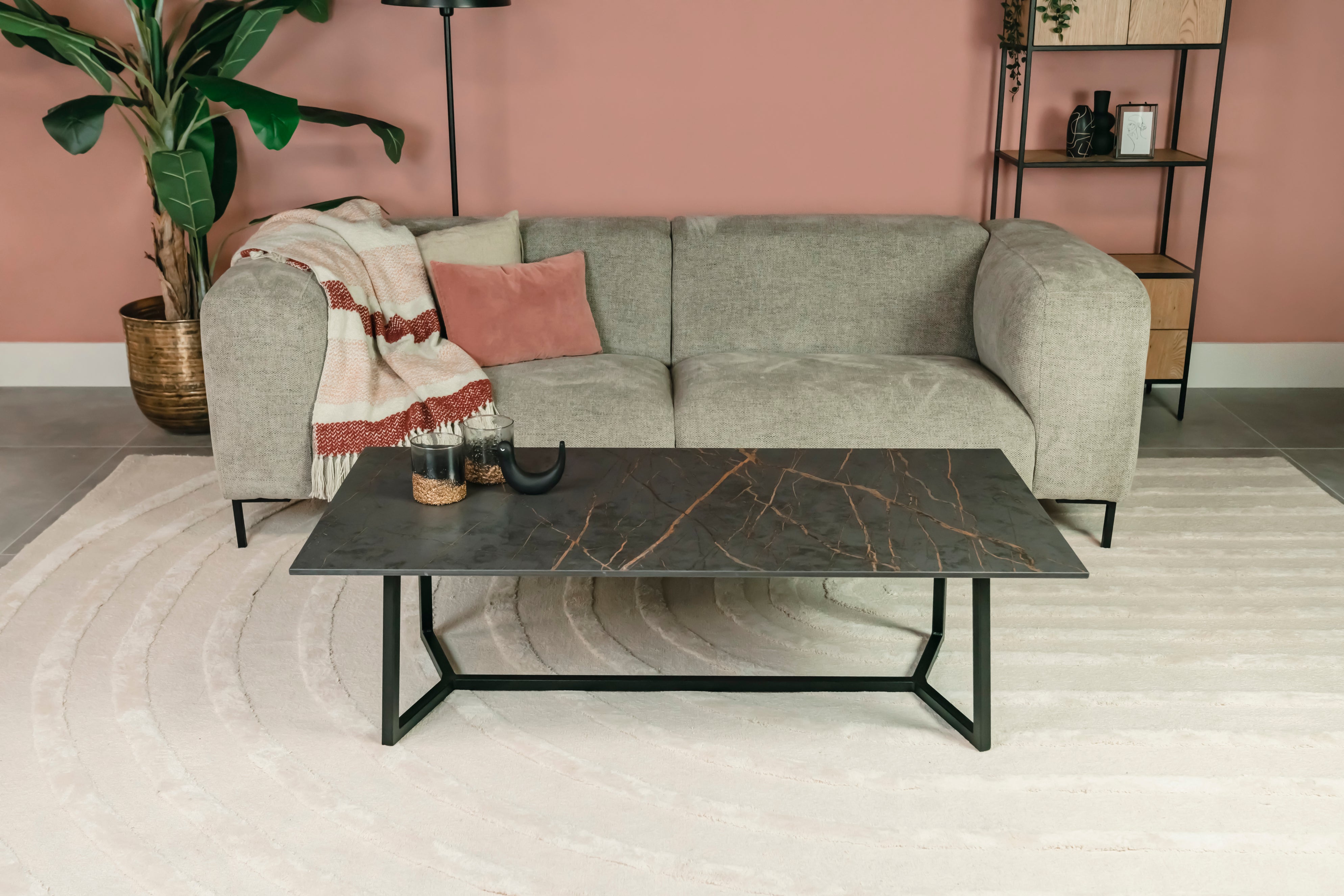 Salontafel rechthoek Y-leg